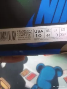 Size 10 - Jordan 1 Retro OG High Royal Reimagined - Picture 1 of 5