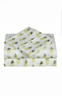 Caribbean Joe Piña - Juego Completo de 4 Hojas de Microfibra Doble Cepillado. Foto 1 de 4