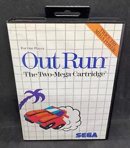 OUT RUN THE TWO-MEGA CARTRIDGE NEW W/SEGA STICKERS (1987, MASTER SYSTEM) FERRARI - Imagen 1 de 6