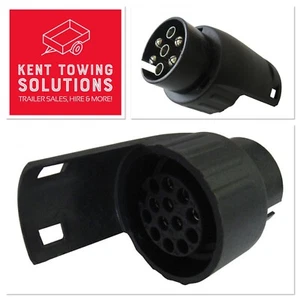 Towing Electrics Adapter 7 Pin Socket to 13 Pin - Suits Ifor Williams Trailers - Picture 1 of 4