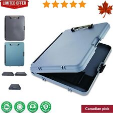 Large Durable Work Mate Strong Plastic Storage Clipboard - Slate Gray - 1 Piece