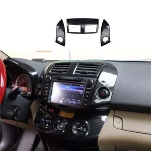 2006-2012 Frame Trim ABS Carbon Fibre For Toyota RAV4 Central Control Navigation - Picture 1 of 5