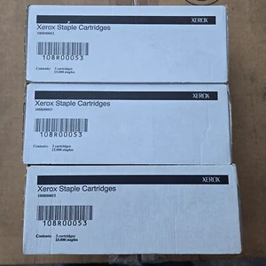3 Kartons Original Xerox Klammerpatronen 108R00053 45.000 Klammern - Bild 1 von 2