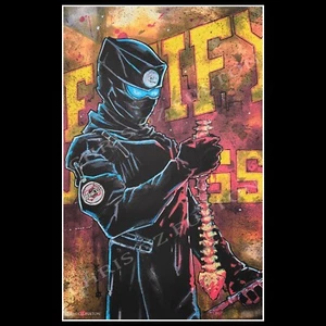 Repo! The Genetic Opera Repo Man 11x17 impresión artística firmada artista Chris Oz Fulton! - Imagen 1 de 2