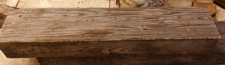 "Estante flotante manto chimenea viga madera granero - áspero 52,5"" X 11"" X 6 3/4""" Foto 1 de 1