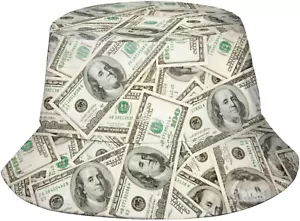 Funny Pattern Bucket Hat, Unisex Summer Sun Hat Packable Beach Travel Fisherman - Picture 1 of 12