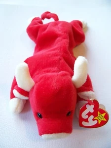 TY Beanie Baby: SNORT (1995, Retired, Rare Version) - NEUWERTIG! SUPER! Take a L@@K! - Bild 1 von 8