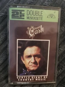 Johnny Cash - Gentle Giant Of Country Music (2LP Cassette Tape) - Picture 1 of 3