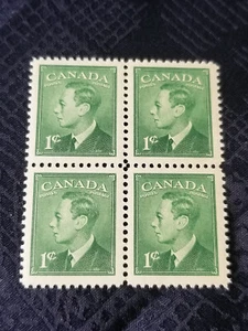 Canada Stamps - 1 Cent 1949 -1951 King George VI - W22 - Picture 1 of 3