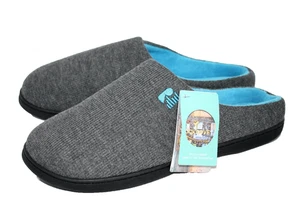 ROCK DOVE Original Two Tone Memory Foam Slipper Men Size XL 13-24 Gray Blue - Picture 1 of 5