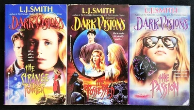 L.J. Smith~Lot of 3 YA PB~Complete DARK VISIONS Trilogy 1-3~1994 Vintage VG/LN Foto 1 de 2