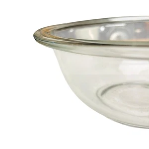 Vintage Pyrex 322 flacher Rand 1 Quart Rührschüssel 7" Klarglas - Bild 1 von 7