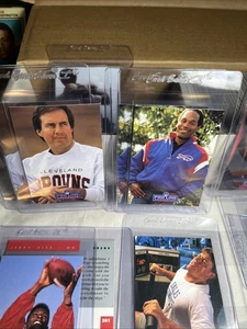 1991 Pro line Football Cards, Belichick Rookie, OJ, Elway, Ditka, Fridge, Rice - Picture 1 of 16