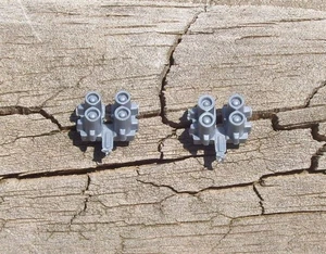 40K Chaos Space Marines Vehicle Upgrade Smoke Launcher Bits 1 pair Bitz - Picture 1 of 1