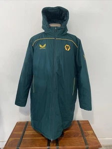 WOLVES Men’s Pro 3/4 Length hooded  Pro Training  Bench Jacket - XXL Coat - Picture 1 of 24