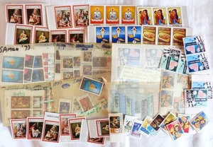Lote de 97 estampillas de trabajo de Samoa, MNH sin marcar incluyendo bloques - Imagen 1 de 7