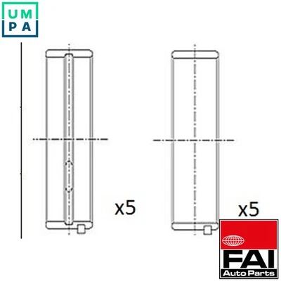 CRANKSHAFT BEARING BM1028-STD STD FOR M 271.944 1.8L M271.942/940/941/946 1.8L - Image 1 of 4