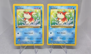 2x Pokemon Karten (1x Goldene & 1x Goldene 1. Edition) 53/64 Dschungel Set LP - Bild 1 von 5