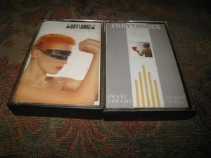 EURYTHMICS SWEET DREAMS AND TOUCH USED EIGHTIES POP UK CASSETTE ALBUMS. - Picture 1 of 6