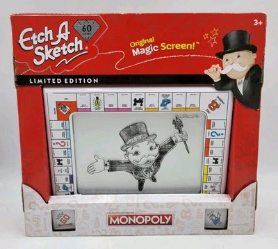 ETCH A SKETCH 60th Anniversary Monopoly Edition - LIMITED EDITION -  BRAND NEW - Image 1 of 4