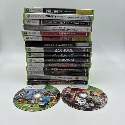 Lote de 17 juegos Microsoft Xbox 360 Call of Duty Modern Warfare y más sin probar Foto 1 de 4