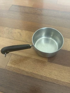 Vintage Revere Ware 3/4 QT Sauce Pan 1801 Copper Bottom with Lid - Clinton USA - Picture 1 of 7
