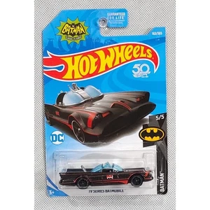 Hot Wheels DC Batman 5/5 TV Series Batmobile 163/365 50th Black 2017 - Picture 1 of 3