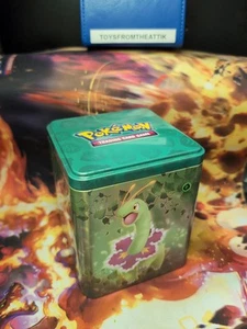 Pokemon MEGANIUM Empty Stacking Storage Tin Pre-Owned Rare Hard to Find NO CARDS - Picture 1 of 4
