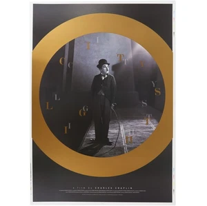 City Lights (1931) Korean Poster [Propaganda Cinema Graphics] Charlie Chaplin - Picture 1 of 1