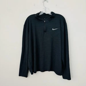 Suéter Pullover Nike Dri Fit Gris 1/4 Cremallera Para Hombre Talla XL - Imagen 1 de 8