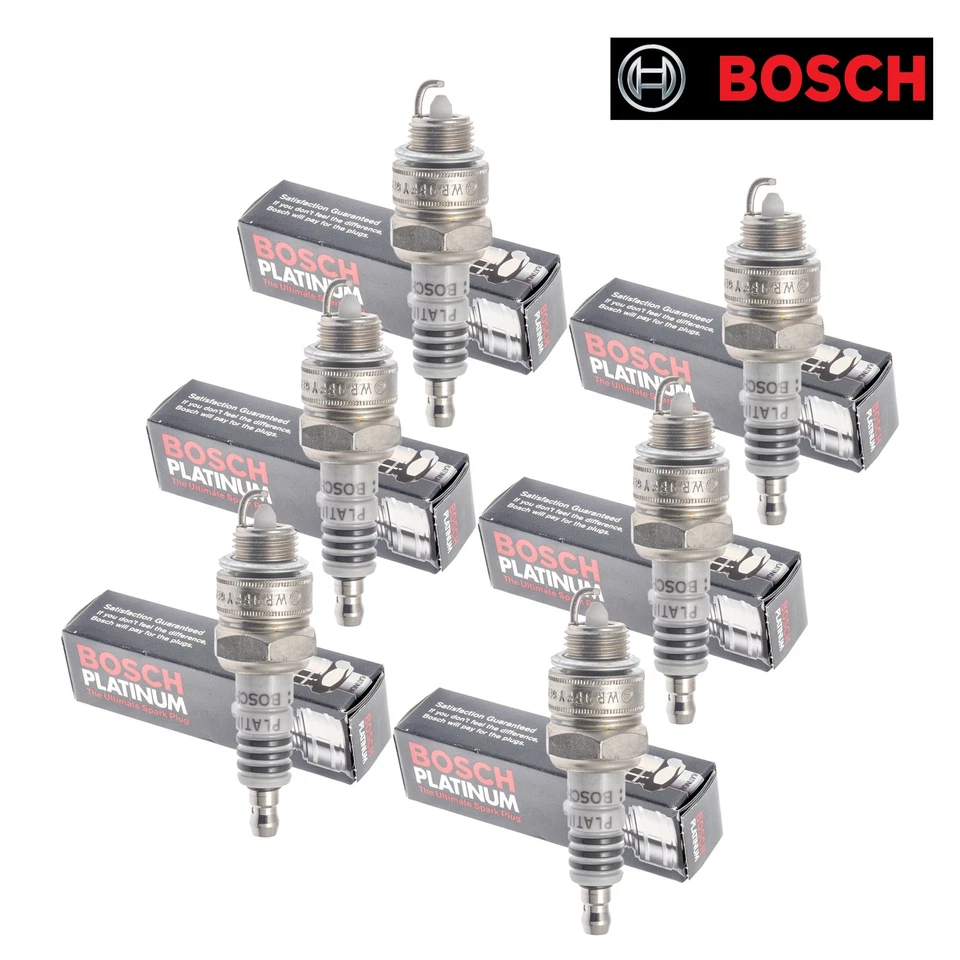 Juego de 6 bujías nuevas Bosch 4222 Platinum Plus 2 Foto 1 de 4