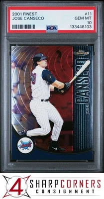 Finest #11 Joseph Canseco Angels 2001 PSA 10 Foto 1 de 3