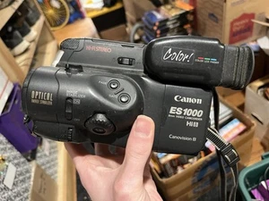 Canon Canovision ES1000A 8mm Video Camcorder Hi-fi Stereo Japan UNTESTED - Picture 1 of 5