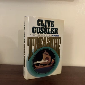 Treasure By Clive Cussler 1988 Hardcover INSCRIBED! - Picture 1 of 9
