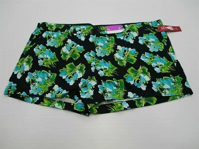 Nuevo Pantalones Cortos MERONA SH6243 Para Mujer Talla 18 Informales Estampado Floral Algodón Lona Foto 1 de 4