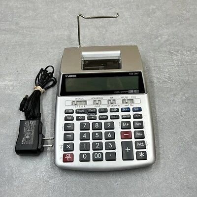 Canon P23-DHV Printing Calculator with AC Adapter TESTED Office Multi Function - Image 1 of 4