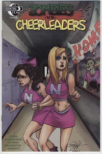 2010 Moonstone #1 Zombies Vs. Cheerleaders Cover B by Jessica Hickman - Picture 1 of 2