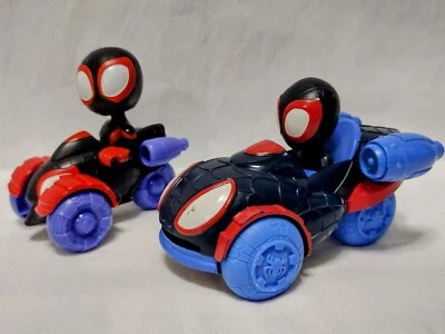 Marvel Spidey y sus increíbles amigos ~ Lote de 2 vehículos Miles Morales Foto 1 de 4