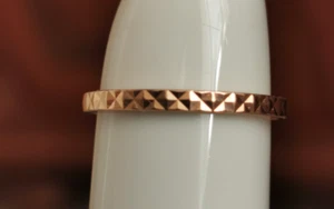 Russischer Gold Ring Rotgold 583 (585) 14 K, verziert Gr.58 (18,4 mm Ø) - Bild 1 von 7