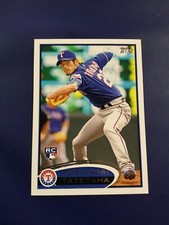 2012 Topps # 437 YOSHINORI TATEYAMA ROOKIE RC Texas Rangers Great Card ! 