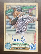 2019 Topps Gypsy Queen Auto Aaron Judge Autograph On Card New York Yankees