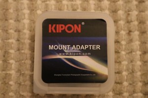 Kipon Contax G to Sony E adapter C/G-S/E