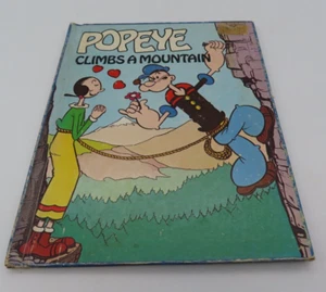 Popeye Climbs A Mountain 1983 Wonder Books Hardcover - Picture 1 of 10