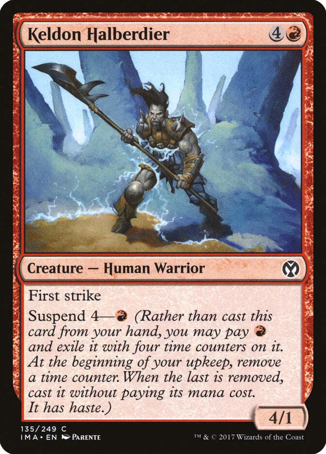 Keldon Halberdier [Iconic Masters] Magic MTG - Image 1 of 1