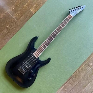 GrassRoots HORIZON model G-HR-55FX Black Electric Guitar Used From Japan - Picture 1 of 19