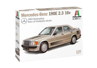 Mercedes Benz 190 E 2.3 16v 1:24 Plastic Model Kit ITALERI - Immagine 1 di 2