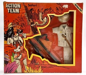 1975 Action Team Action Girl Safari Adventure Set / Hasbro Tortue, NrfB - Photo 1/6