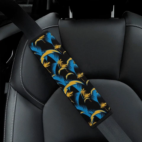 2pcs San Diego Chargers Car Seat Belt Pad Hawaii Print The Shoulder Pad Cover Cover