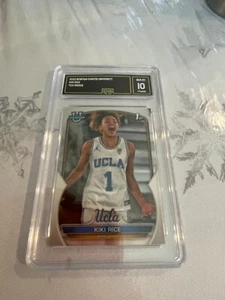 KIKI ARROZ UCLA 2022 BOWMAN CROMO NOVATO UNIVERSITARIO RC # 24 CALIFICADO 10 L@@K - Imagen 1 de 2