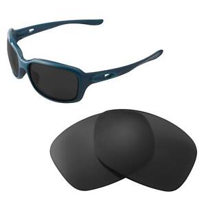 Walleva Polarized Black Replacement Lenses For Oakley Urgency Sunglasses